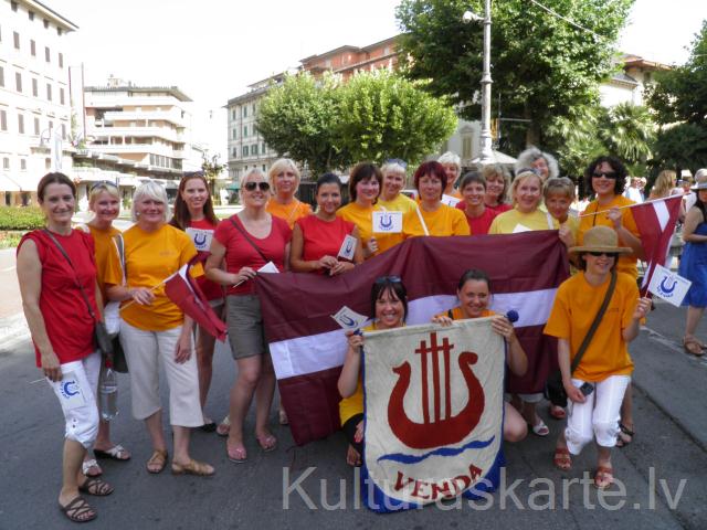 Ventspils sieviešu koris "Venda" 2012.gada vasarā Toskānā, Itālijā